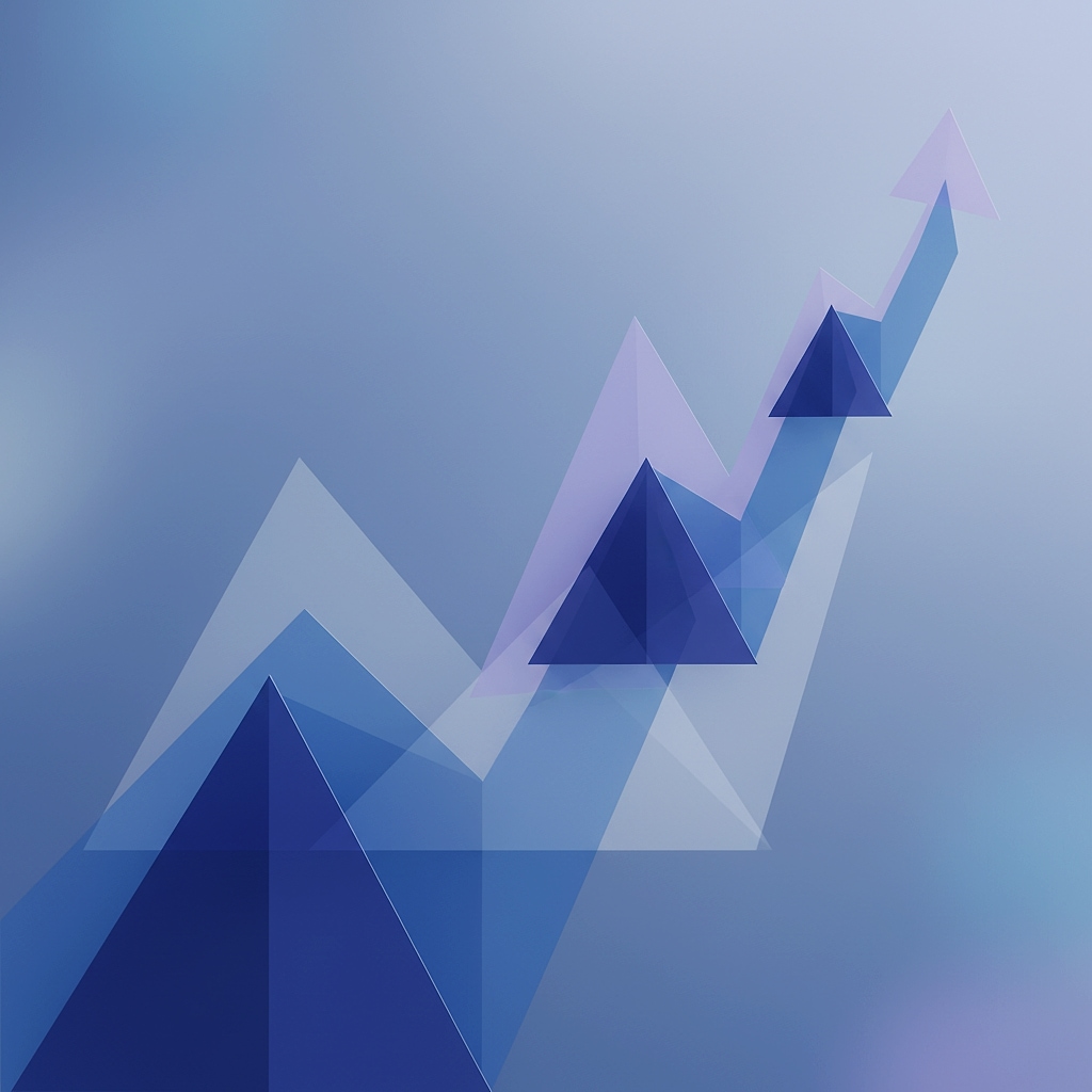 Finanzielle Wachstumsgrafik